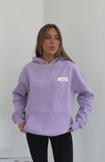 $168 NEW We Wore What Oversized Hoodie and Shorts SET Lilac XS S M L