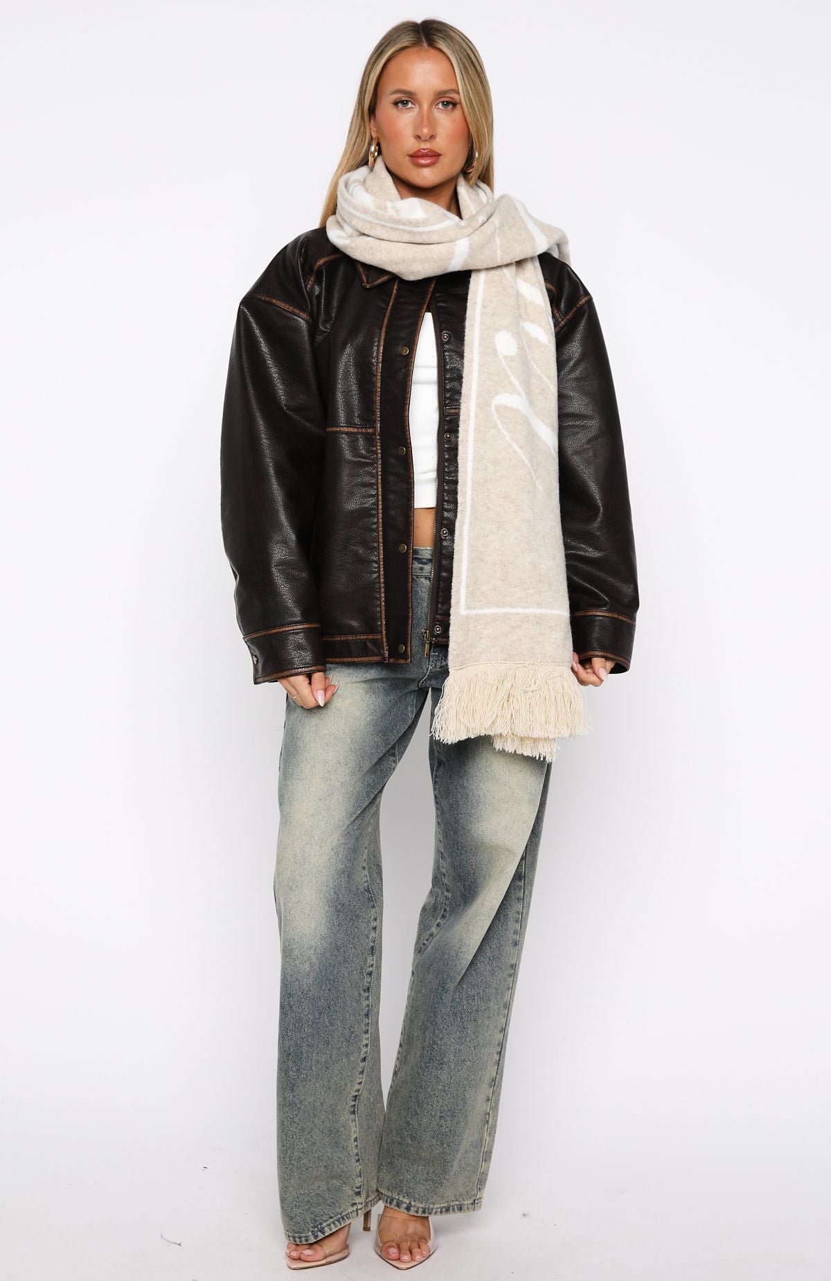 Aariya Scarf Nude | White Fox Boutique US