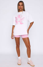 Pick You A Flower Bike Shorts Pink