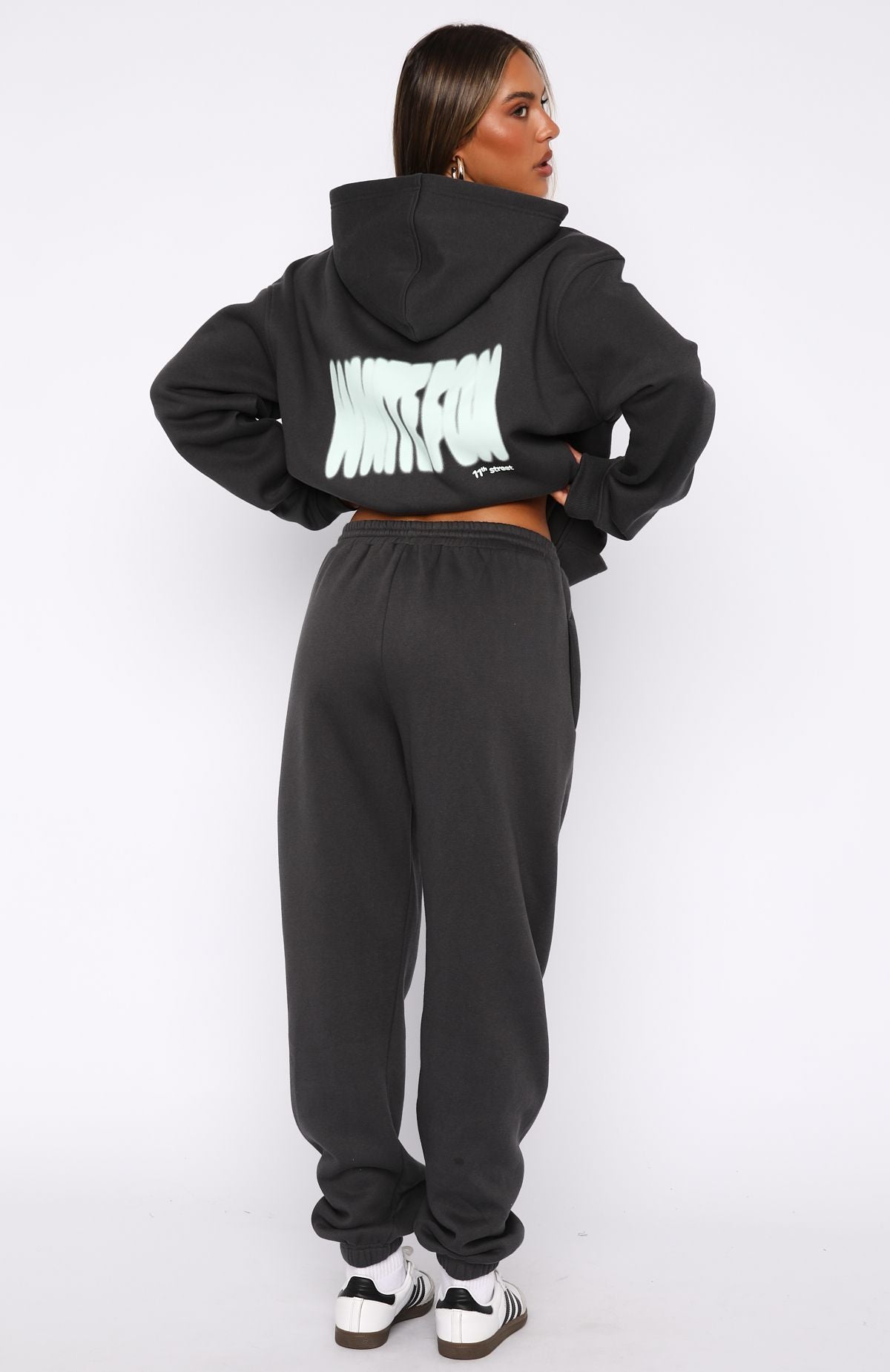 11th Street New York Or Nowhere Sweatpants Matcha Crumble | White