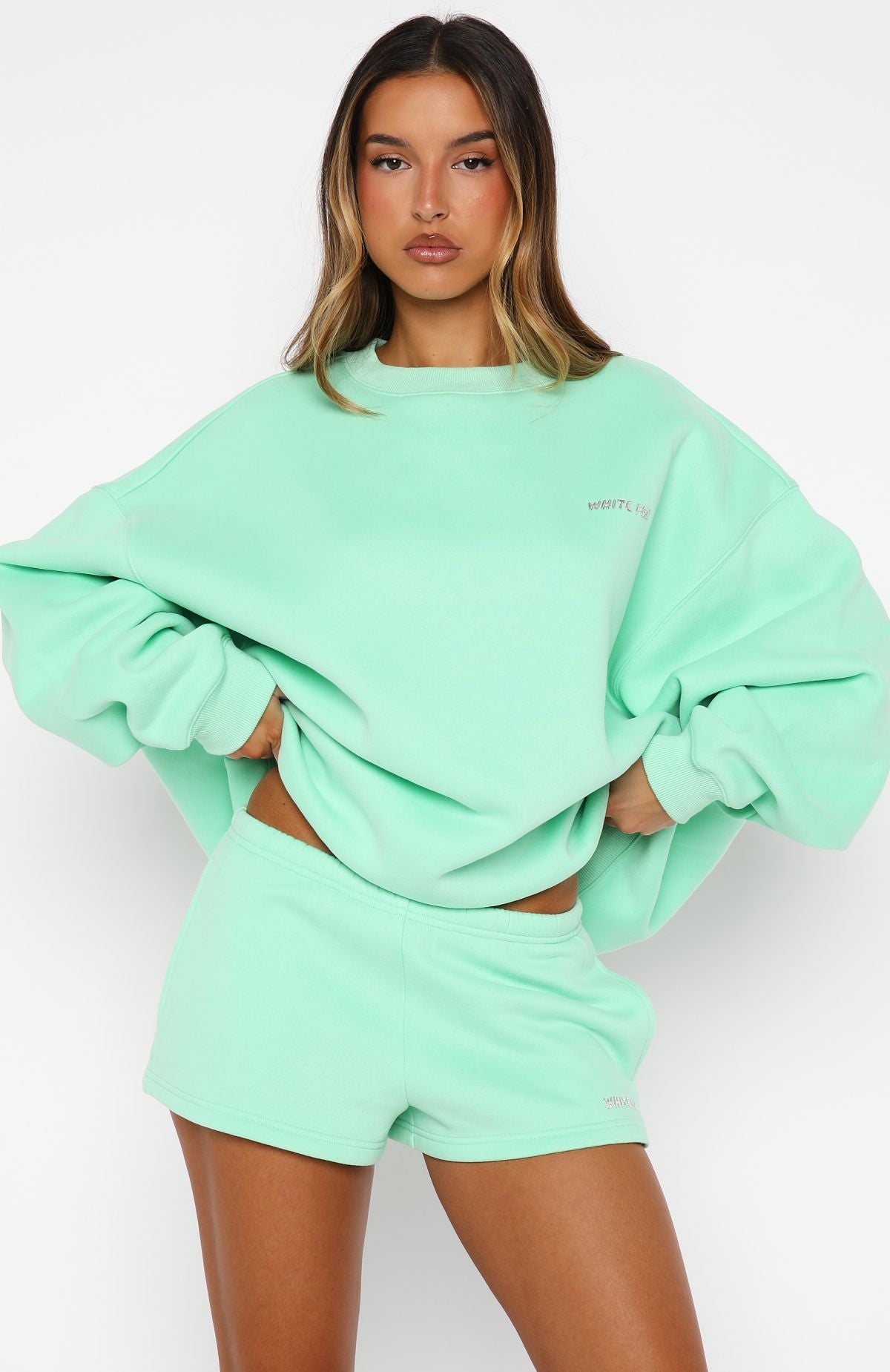 Test Drive Lounge Shorts Mint | White Fox Boutique US