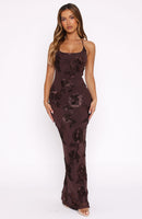 summer ready maxi dress chocolate Platinum Maxi Dress Chocolate