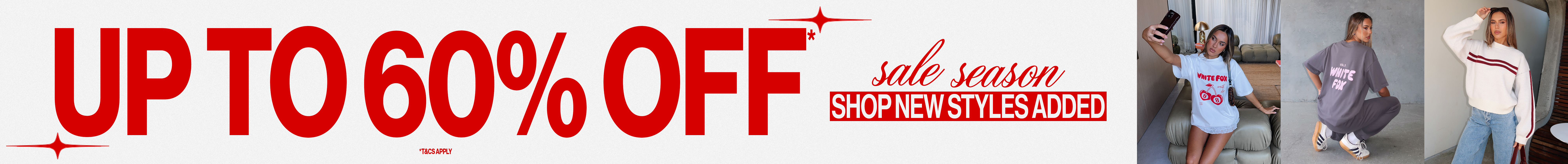 Shop up to 60% off sale