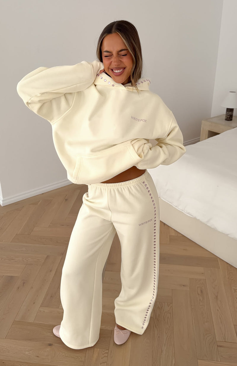Shining Moment Oversized Hoodie Cream