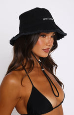 Take You Away Bucket Hat Black