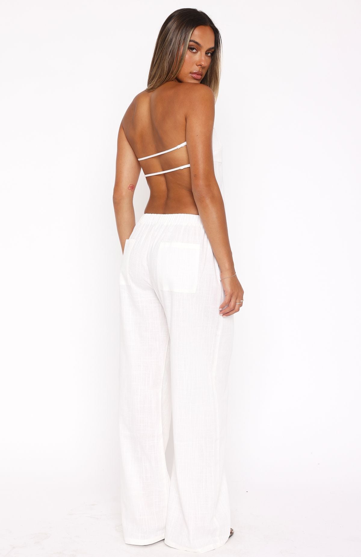 I Knew You'd Leave Pants White | White Fox Boutique US