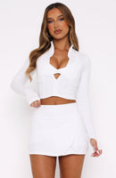 Get Going Mini Skort White