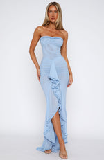 Still Got It Mesh Maxi Dress Sky Blue Still Got It Mesh Maxi Dress Sky Blue