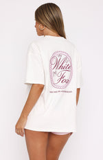 Pilates Princess Oversized Tee White