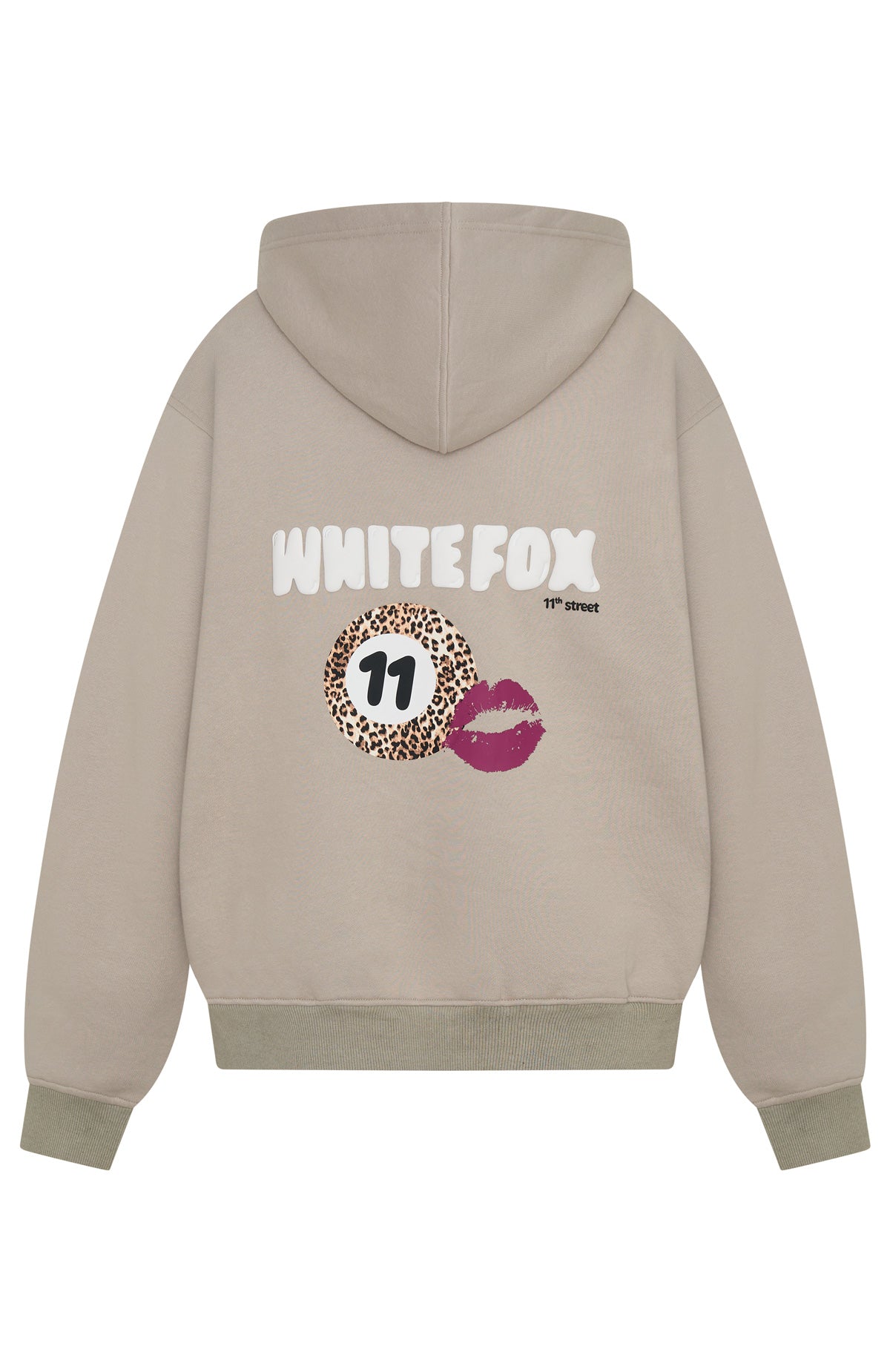 moon shop♡ 11th Street She's So Lucky Oversized Hoodie Moon Kiss