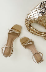 Addicted To You Heels Gold