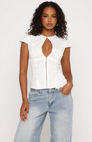 Another Chance Top White