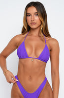 Sunset Bay Bikini Top Grape