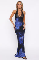 Beyond The Stars Maxi Dress Midnight Tropics