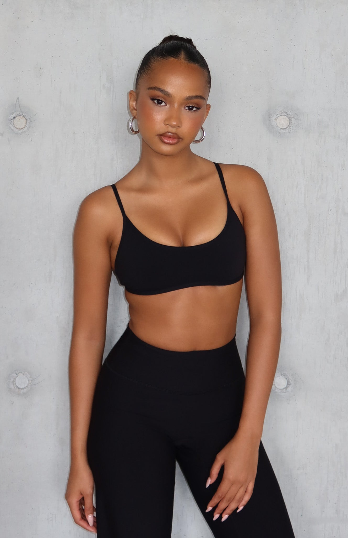 Turbo Foldover Capri Black | White Fox Boutique US