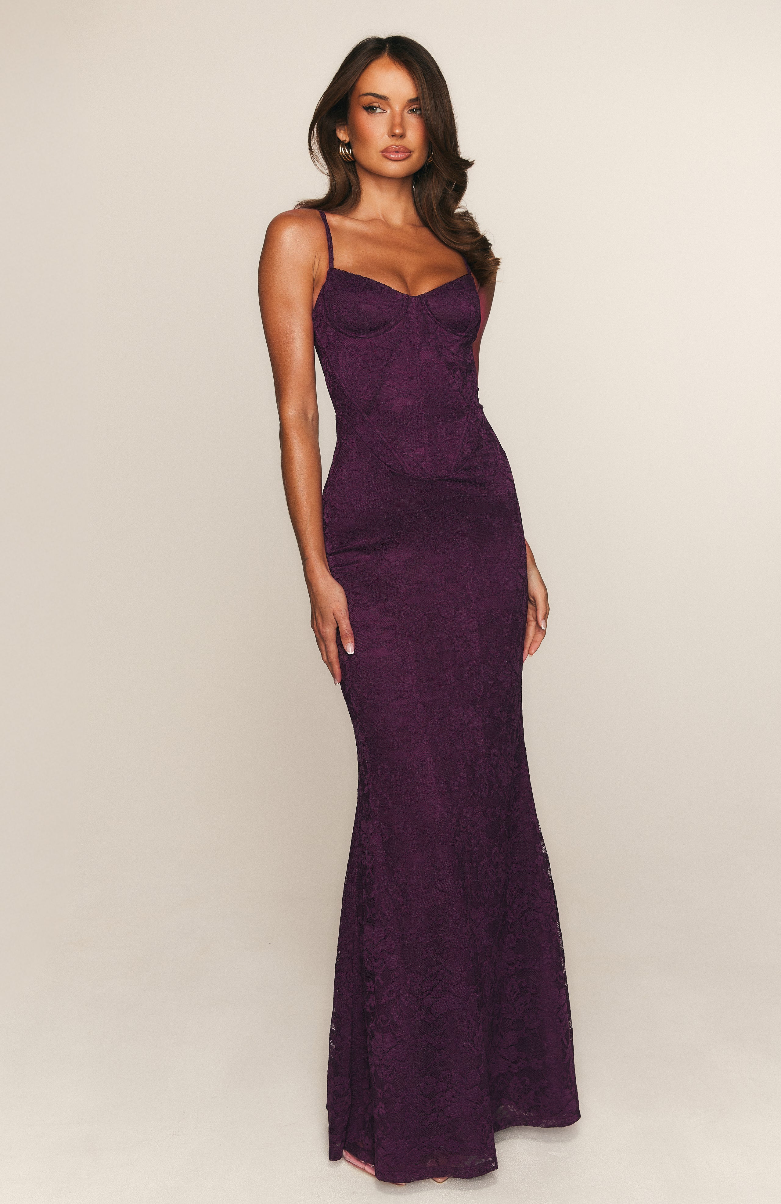 Blossom Belle Maxi Dress Plum | White Fox Boutique US