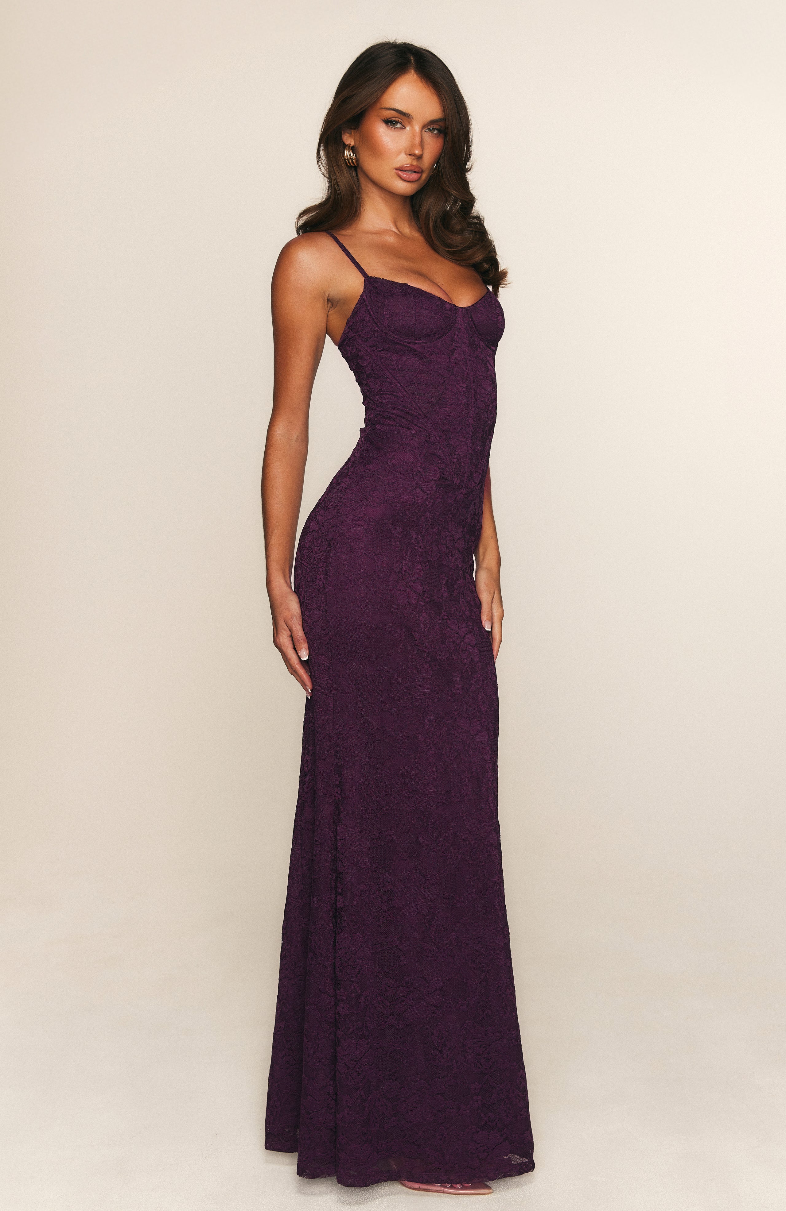 fitted lace wedding dress Belle Maxi Dress – Boho-Chic, Smocked, Pockets