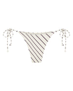 Cabo Bottoms Cream/Choc Stripe