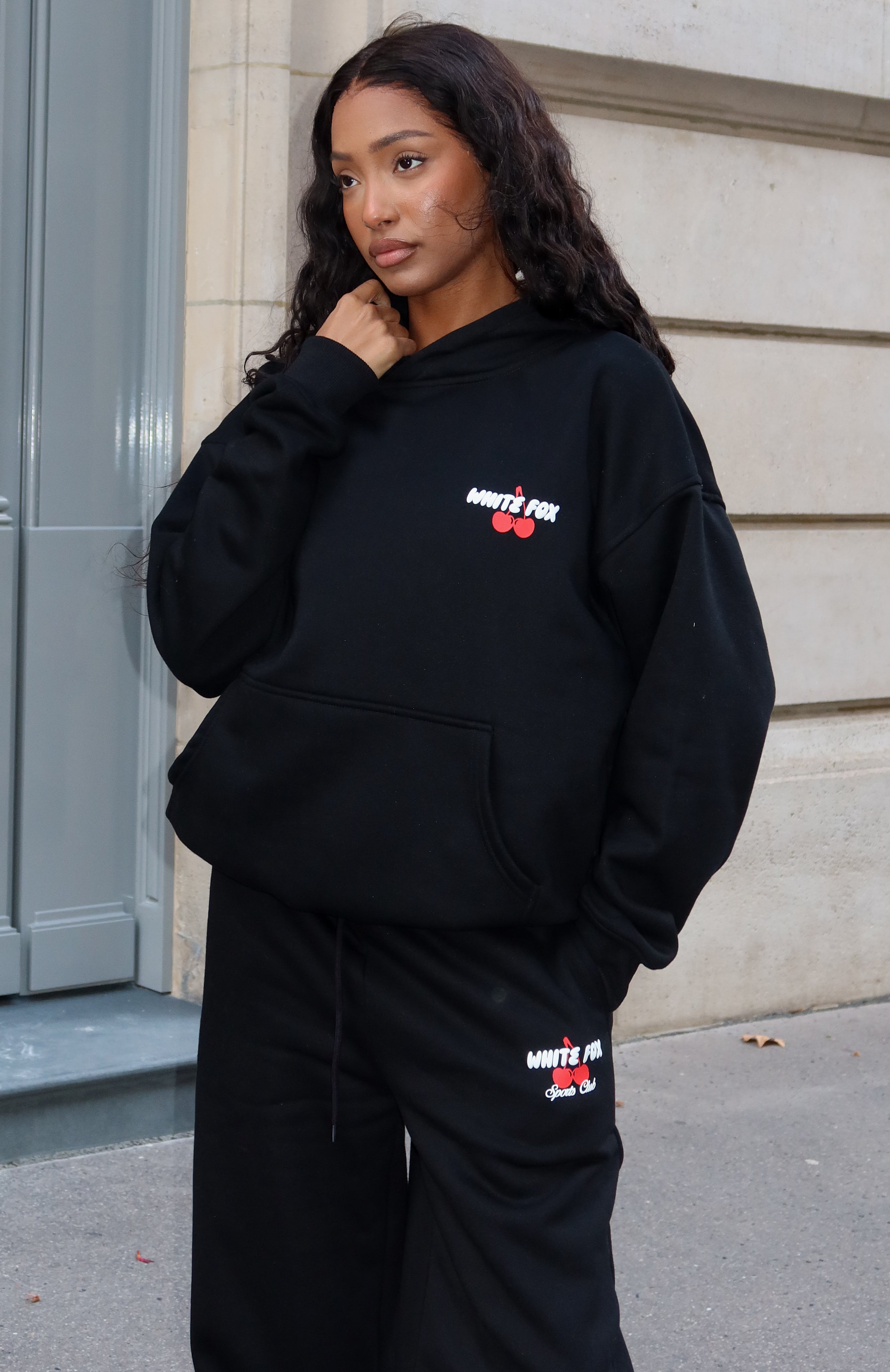【新品未開封】vaultroom NAGI HOODIE BLACK Lサイズ Club 14 Cassie Boxy Hoodie Black | White Fox Boutique US