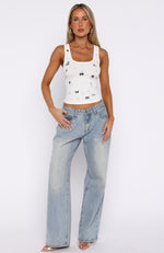 Dream State Rib Tank White