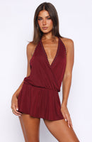 Favourite Moment Mini Dress Cherry Cola