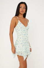 Floating Through It Mini Dress Lemon Blitz | White Fox Boutique US