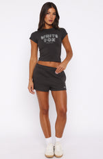 Forever Is Ours Baby Tee Charcoal