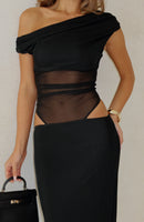 Girls Night Maxi Dress Black