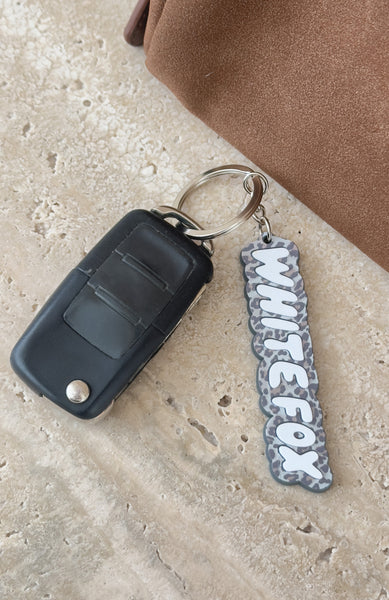 white-fox-ive-got-you-keychain