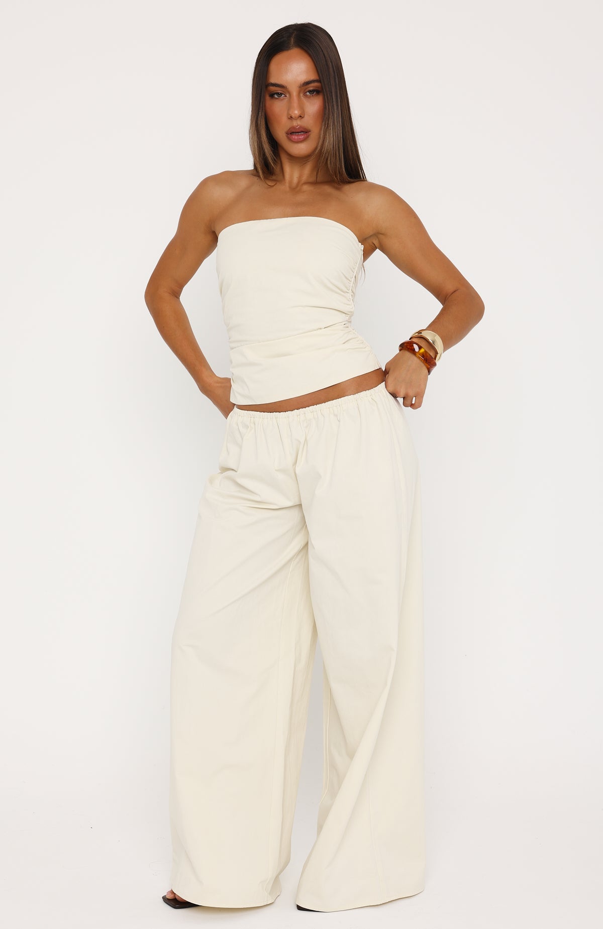 Just Like This Pants Cream Just Like This Pants Cream
