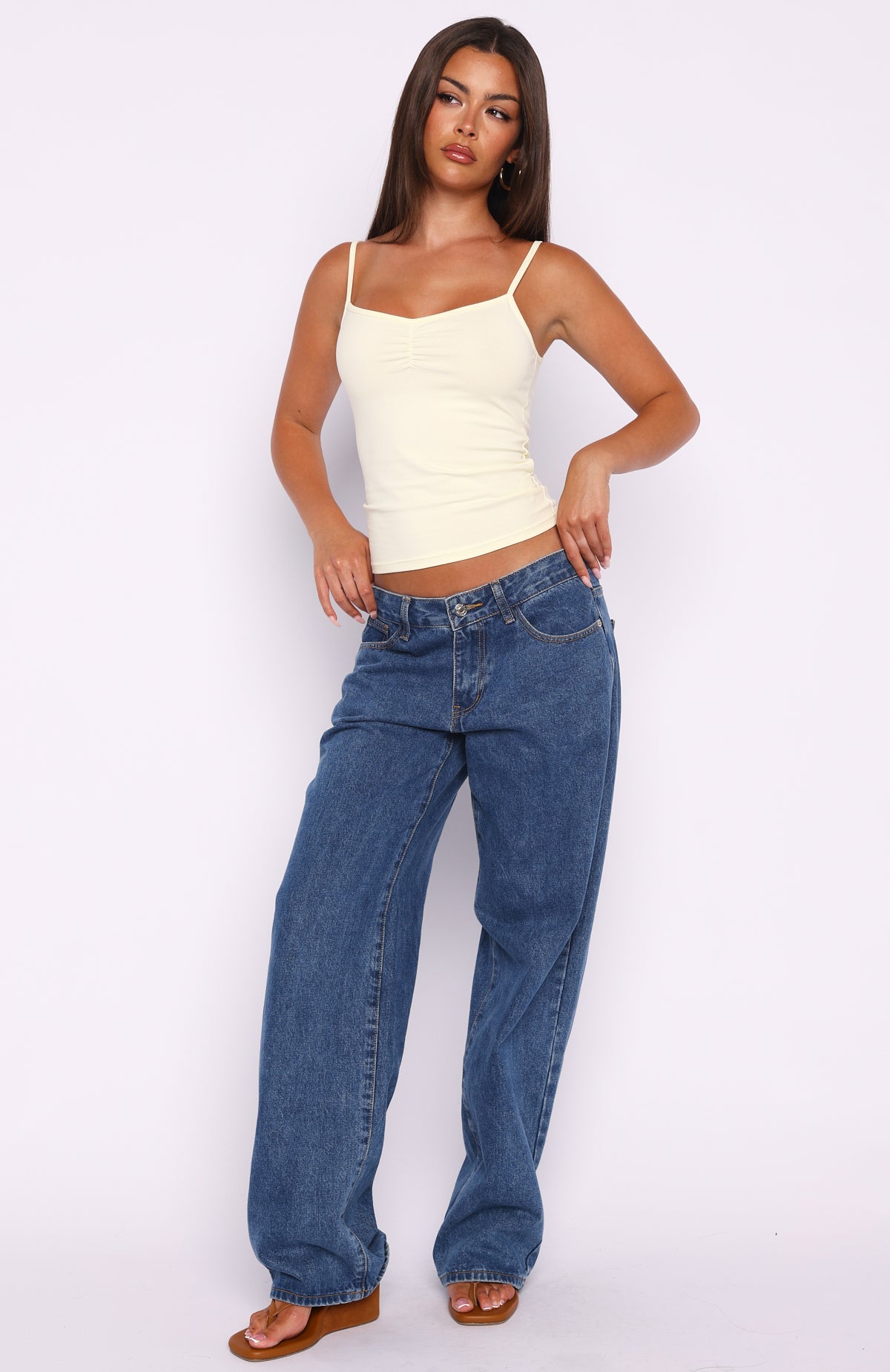 Keeping It Cute Cami Top Lemon | White Fox Boutique US