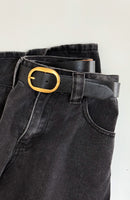 Kelvis Belt Black PU