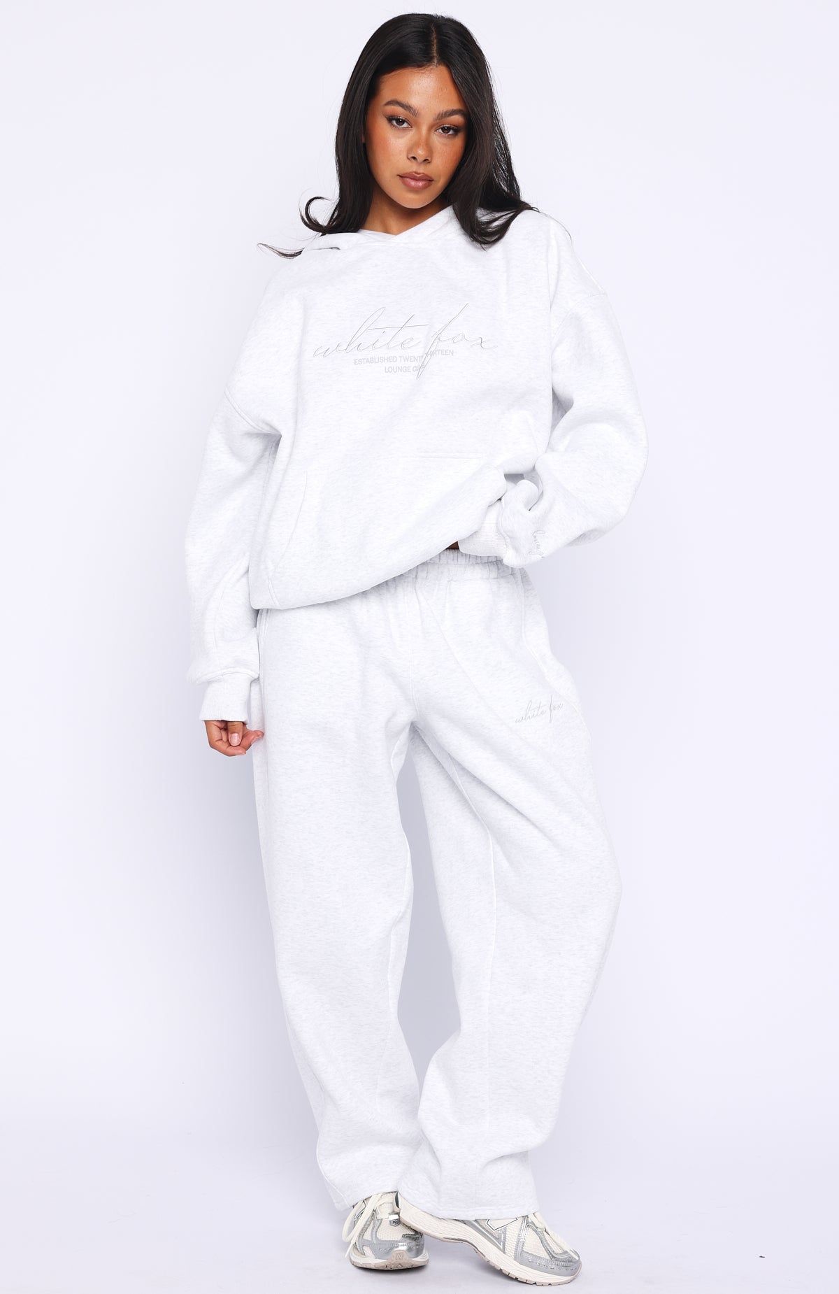 Know What You Want Oversized Hoodie Grey Marle | White Fox Boutique US