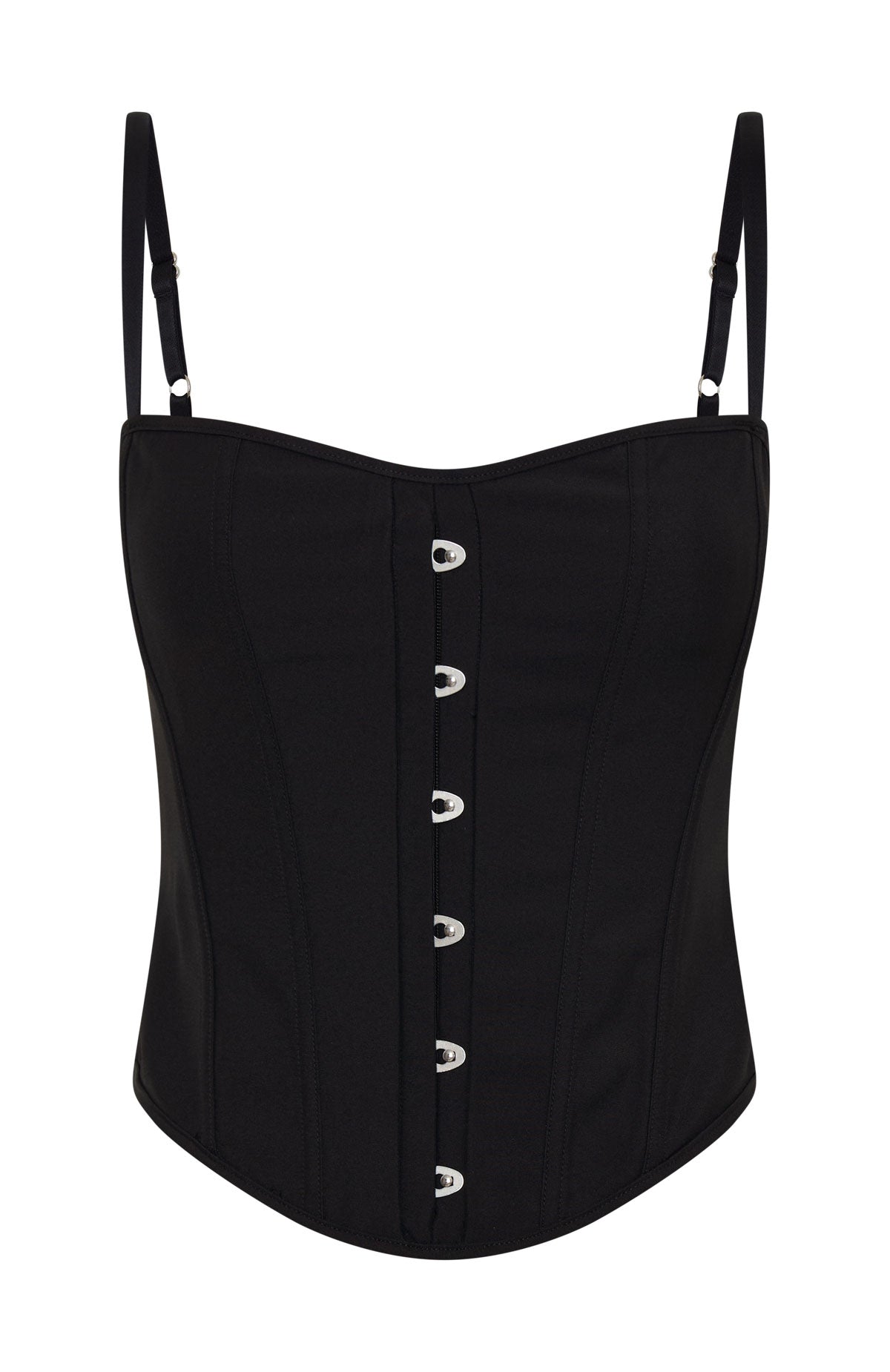 Lost In Paris Bustier Black | White Fox Boutique US