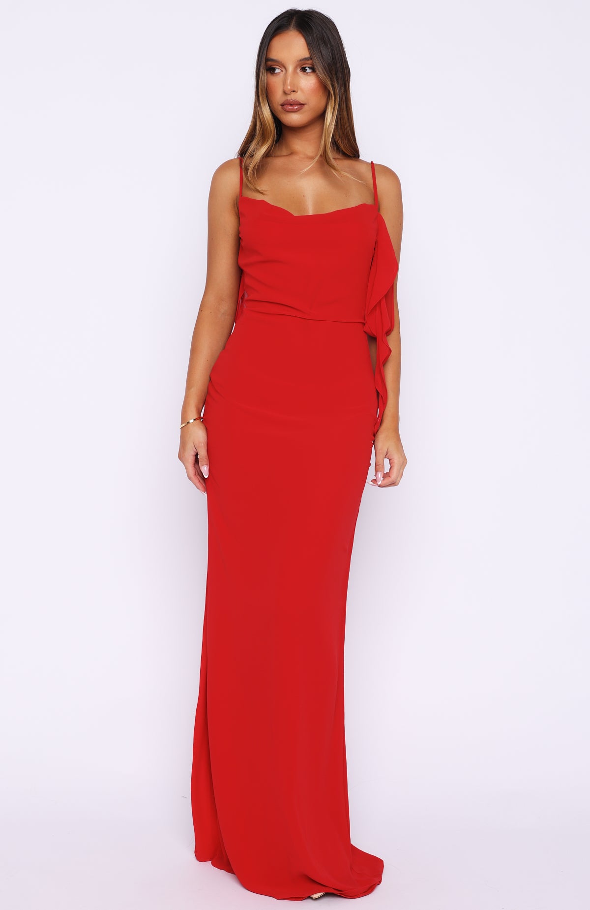 Love Blossoms Maxi Dress Red Love Blossoms Maxi Dress Red