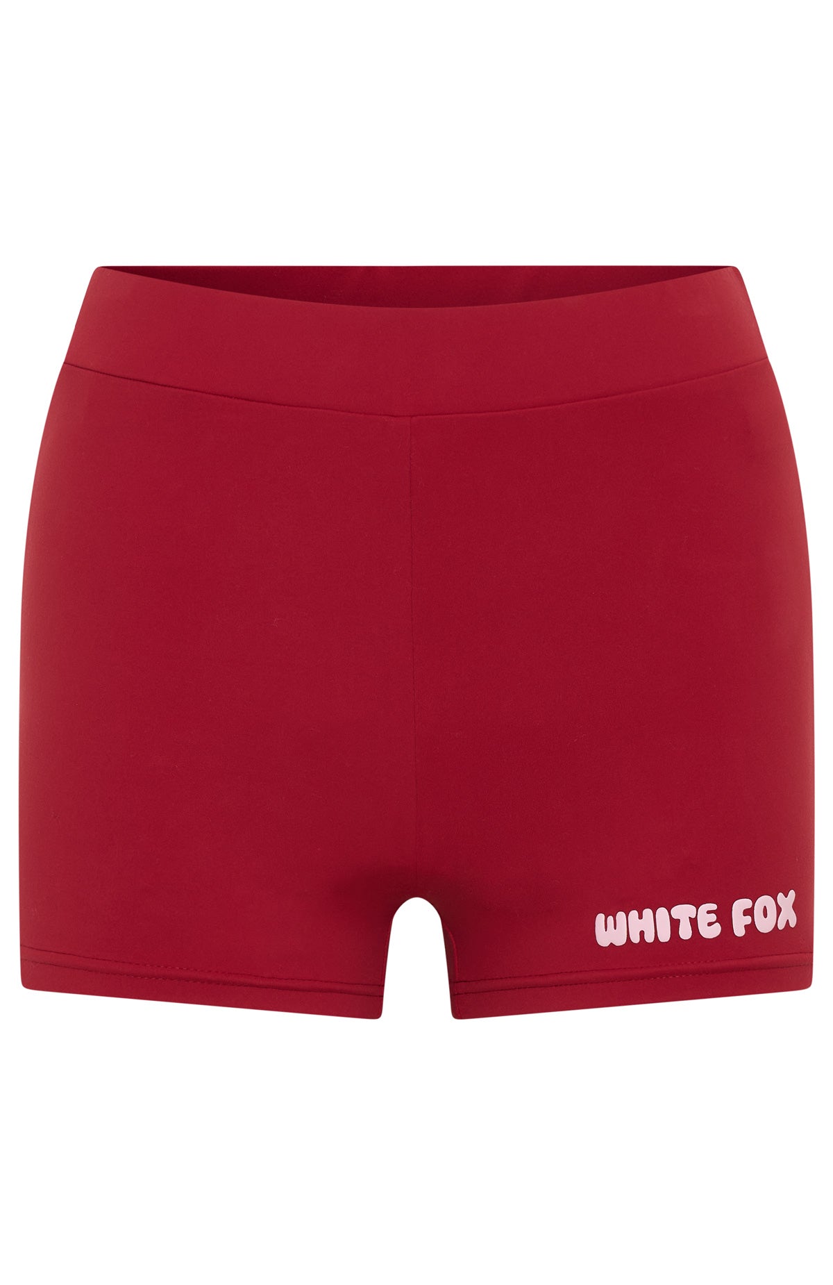 Lucky Thirteen Charise Booty Shorts Red | White Fox Boutique US