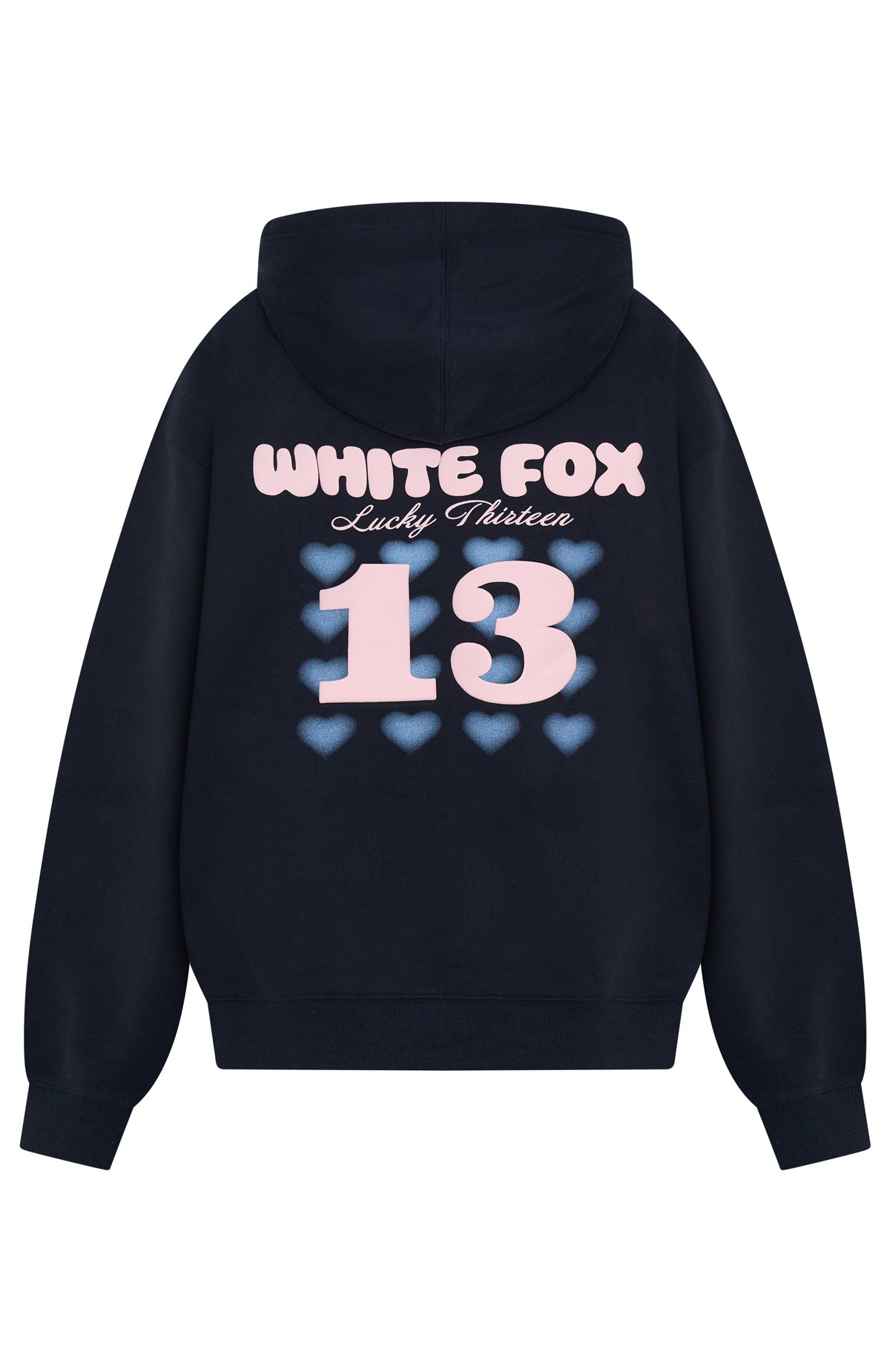 Lucky Thirteen Charise Zip Front Hoodie Navy | White Fox Boutique US