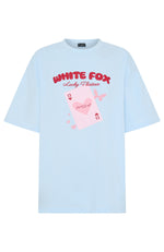 Lucky Thirteen Kalena Oversized Tee Blue