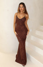 Lust For Life Maxi Dress Chocolate