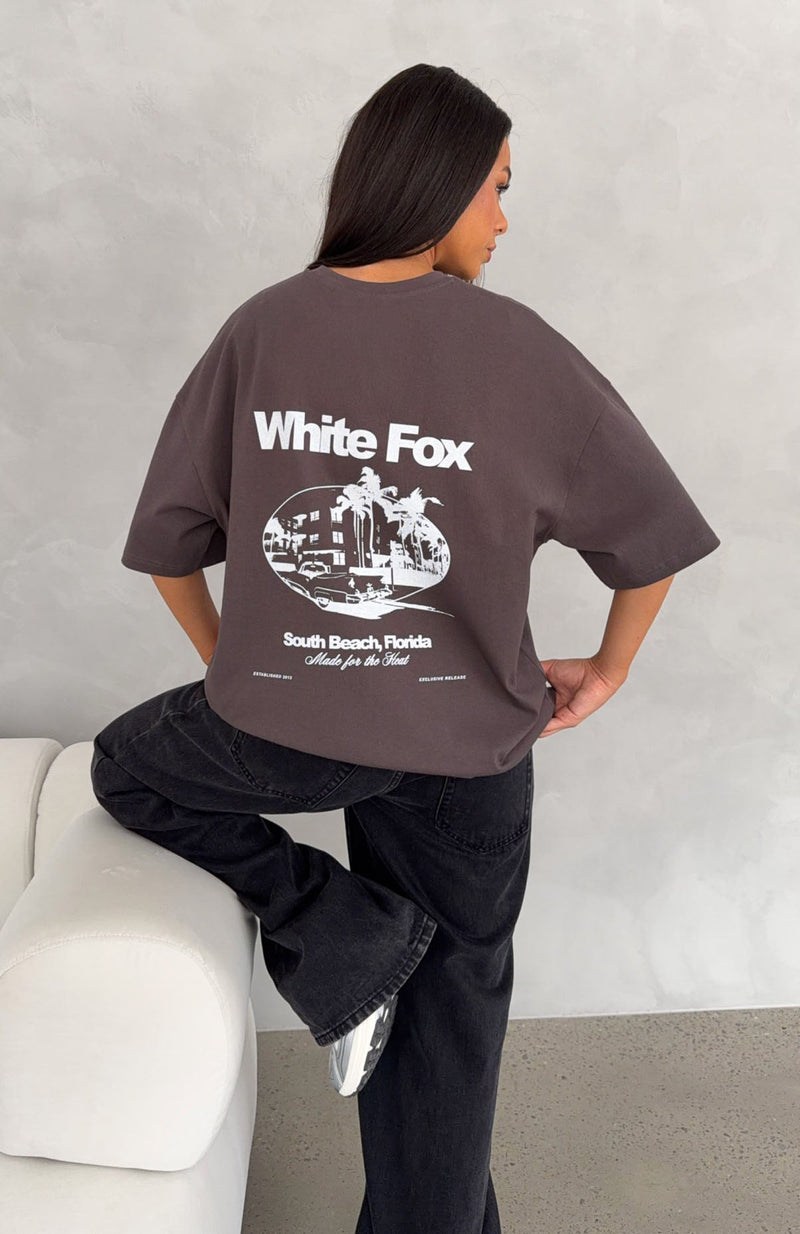 Made For The Heat Oversized Tee Charcoal