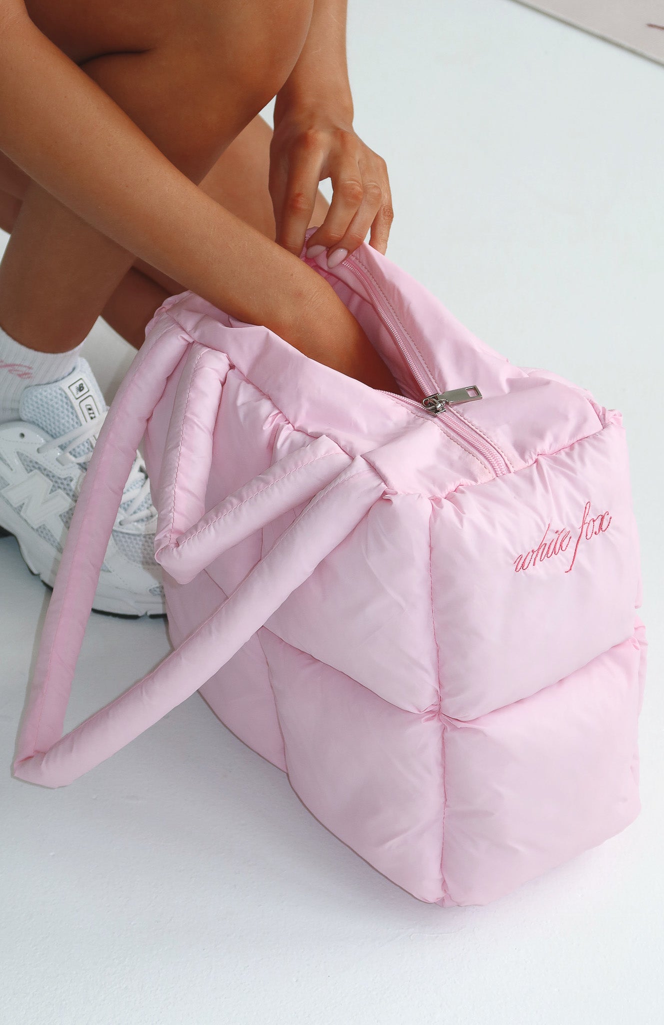 Malik Puffer Shoulder Bag Marshmallow | White Fox Boutique US