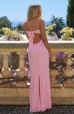 Motel Mermaid Beaded Maxi Dress Candy Pink | White Fox Boutique US