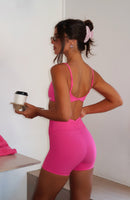 Radiate High Waisted Shorts Bubblegum