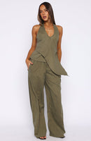 Take A Stance Pants Olive