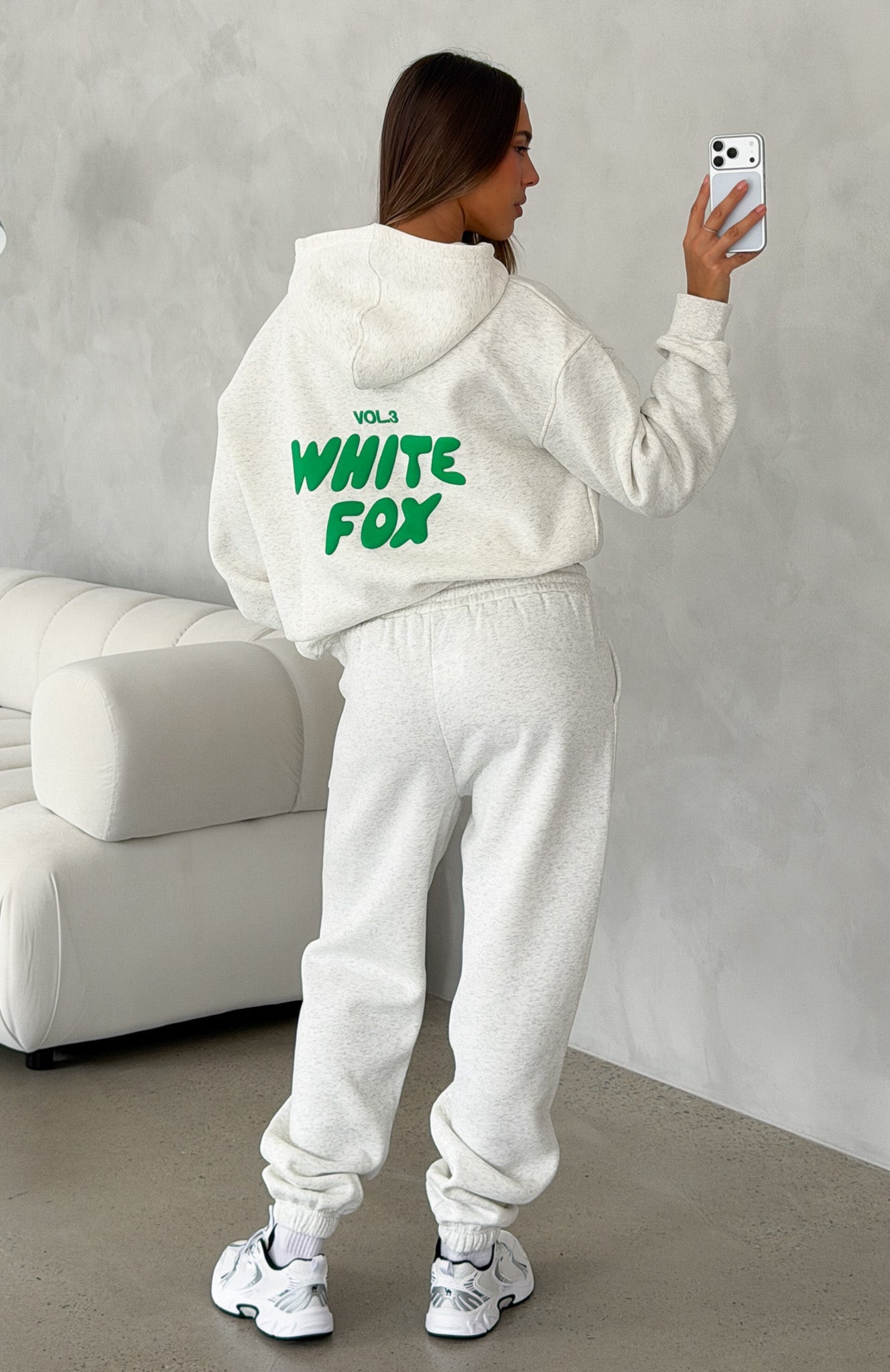 Offstage Hoodie Glacier Grey | White Fox Boutique US