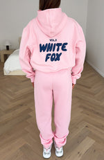 p(R)ojectR®ホワイト・ピンク 星型刺繍 パーカー XL Offstage Hoodie Posy Pink | White Fox Boutique US