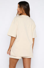Offstage Oversized Tee Pebble