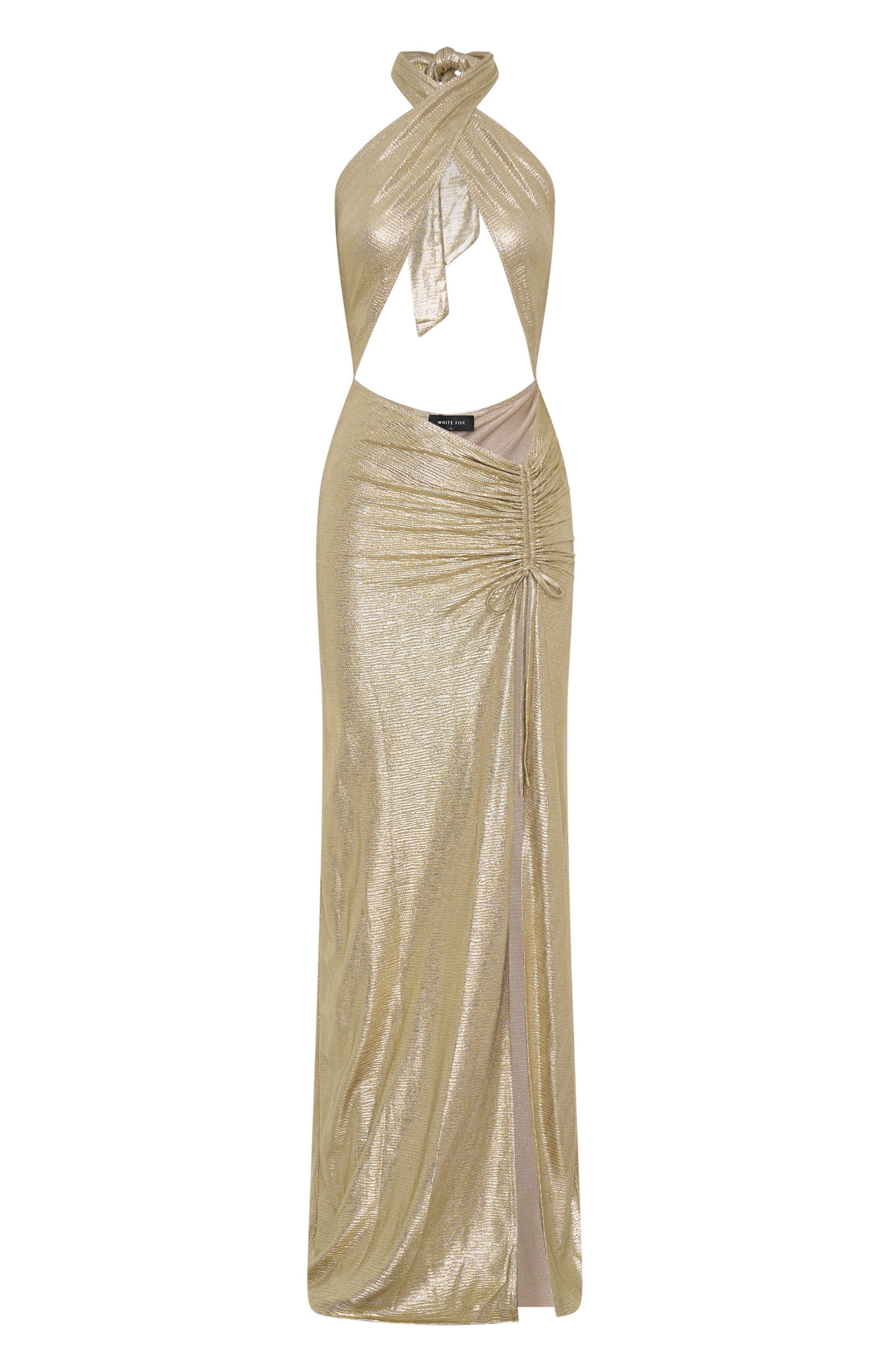 Oh So Golden Maxi Dress Champagne | White Fox Boutique US Oh So Golden Maxi Dress Champagne | White Fox Boutique US