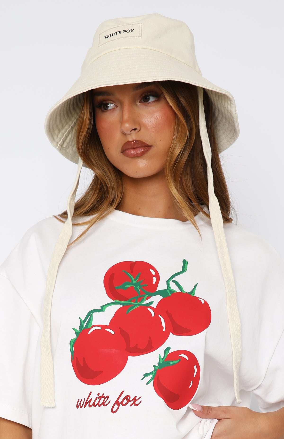 Belle Bucket Hat Cream | White Fox Boutique US
