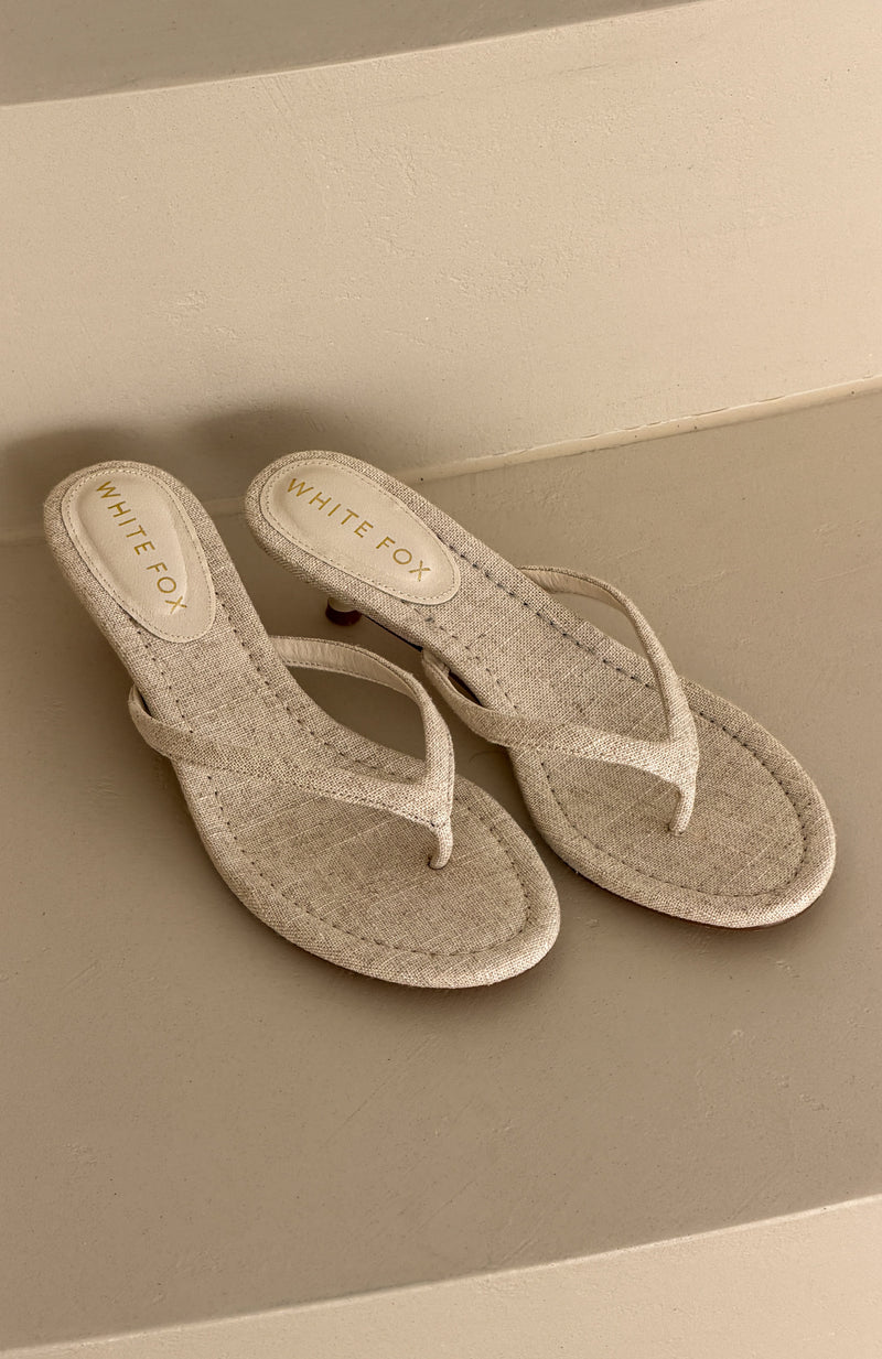 Orion Thong Kitten Mules Oat